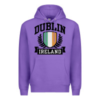 Purple dublin ireland Premium Hoodie - linhVisuals