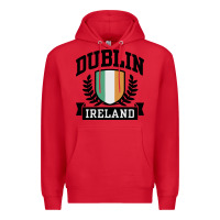 Red dublin ireland Premium Hoodie - linhVisuals