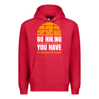 Cardinal hiking t  shirt go hiking Premium Hoodie - linhVisuals