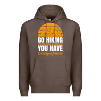 Coffee hiking t  shirt go hiking Premium Hoodie - linhVisuals