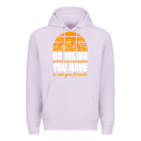 Lilac hiking t  shirt go hiking Premium Hoodie - linhVisuals