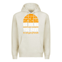 Oatmeal Heather hiking t  shirt go hiking Premium Hoodie - linhVisuals
