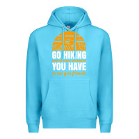 Ocean Blue hiking t  shirt go hiking Premium Hoodie - linhVisuals