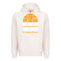 Pale Pink hiking t  shirt go hiking Premium Hoodie - linhVisuals