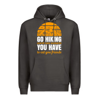 Smoke hiking t  shirt go hiking Premium Hoodie - linhVisuals