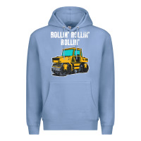 Colony Blue asphalt paver gift premium t shirt Premium Hoodie - linhVisuals