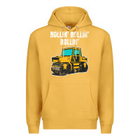 Mustard asphalt paver gift premium t shirt Premium Hoodie - linhVisuals