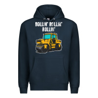 Navy asphalt paver gift premium t shirt Premium Hoodie - linhVisuals