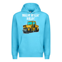 Ocean Blue asphalt paver gift premium t shirt Premium Hoodie - linhVisuals
