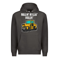 Smoke asphalt paver gift premium t shirt Premium Hoodie - linhVisuals