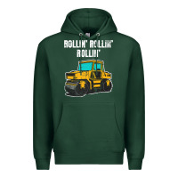 Sports Green asphalt paver gift premium t shirt Premium Hoodie - linhVisuals