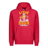 Cardinal asphalt paving operator quote low and slow is how i roll t shirt Premium Hoodie - linhVisuals