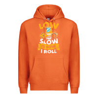 Carrot asphalt paving operator quote low and slow is how i roll t shirt Premium Hoodie - linhVisuals