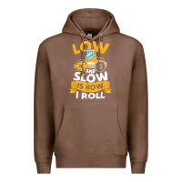 Chestnut asphalt paving operator quote low and slow is how i roll t shirt Premium Hoodie - linhVisuals