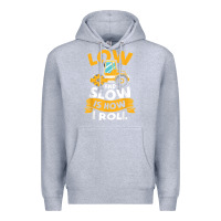 Heather Grey asphalt paving operator quote low and slow is how i roll t shirt Premium Hoodie - linhVisuals