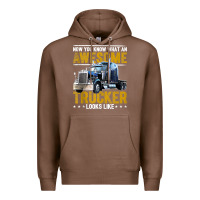 Chestnut awesome trucker big rig semi trailer truck driver gift men tank top Premium Hoodie - linhVisuals