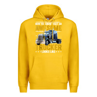 Lemon awesome trucker big rig semi trailer truck driver gift men tank top Premium Hoodie - linhVisuals