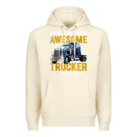 Sandshell awesome trucker big rig semi trailer truck driver gift men tank top Premium Hoodie - linhVisuals
