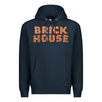 Navy brick house funny t shirt Premium Hoodie - linhVisuals