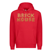 Red brick house funny t shirt Premium Hoodie - linhVisuals