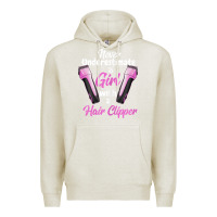 Oatmeal Heather barber shirts for women   funny hairdresser barber t shirt Premium Hoodie - linhVisuals