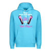 Ocean Blue barber shirts for women   funny hairdresser barber t shirt Premium Hoodie - linhVisuals