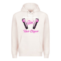 Pale Pink barber shirts for women   funny hairdresser barber t shirt Premium Hoodie - linhVisuals