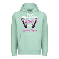 Seafoam barber shirts for women   funny hairdresser barber t shirt Premium Hoodie - linhVisuals