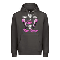 Smoke barber shirts for women   funny hairdresser barber t shirt Premium Hoodie - linhVisuals