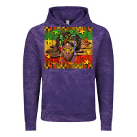 Cloud Purple juneteenth black women  tumbler Vintage Hoodie - BarkalooDesign
