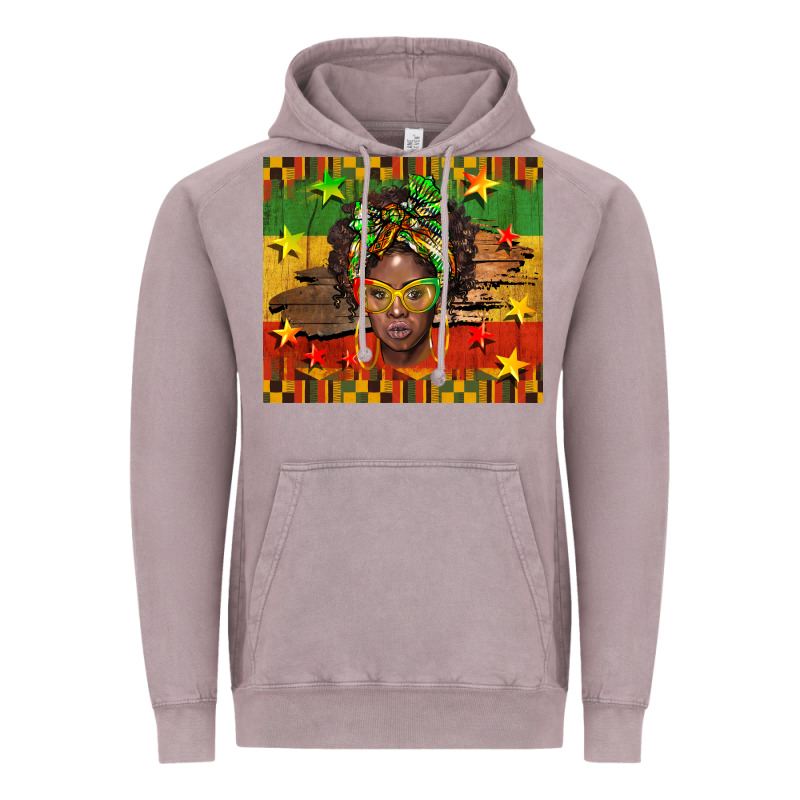 Juneteenth Black Women  Tumbler Vintage Hoodie by BarkalooDesign | Teevron