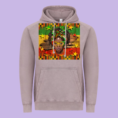 Juneteenth Black Women  Tumbler Vintage Hoodie Designed By Barkaloodesign