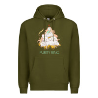 Army Green purity ring müsïc Premium Hoodie - linhVisuals
