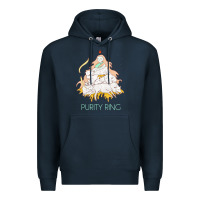 Navy purity ring müsïc Premium Hoodie - linhVisuals
