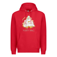 Red purity ring müsïc Premium Hoodie - linhVisuals