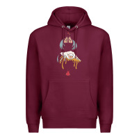 Burgundy purity ring müsïc Premium Hoodie - linhVisuals