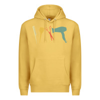 Antique Gold barber vintage hairdresser hairstylist cosmetologist t shirt Premium Hoodie - linhVisuals