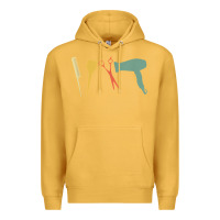 Mustard barber vintage hairdresser hairstylist cosmetologist t shirt Premium Hoodie - linhVisuals