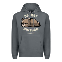 Rock do not disturb i'm busy funny lazy gift Premium Hoodie - linhVisuals