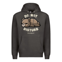 Smoke do not disturb i'm busy funny lazy gift Premium Hoodie - linhVisuals