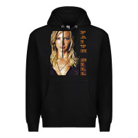 Black faith hill Premium Hoodie - linhVisuals