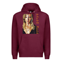 Burgundy faith hill Premium Hoodie - linhVisuals