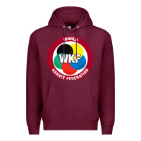 Burgundy #world karate federation Premium Hoodie - linhVisuals