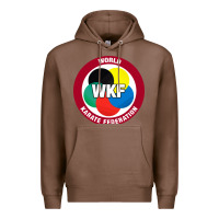 Chestnut #world karate federation Premium Hoodie - linhVisuals