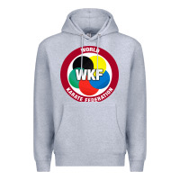 Heather Grey #world karate federation Premium Hoodie - linhVisuals