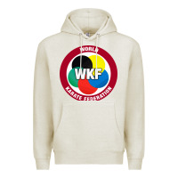 Oatmeal Heather #world karate federation Premium Hoodie - linhVisuals