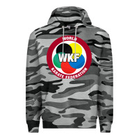 Slate Camo #world karate federation Premium Hoodie - linhVisuals