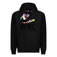 Black #world boxing council Premium Hoodie - linhVisuals