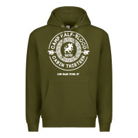 Army Green cabin thirteen Premium Hoodie - linhVisuals