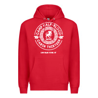 Red cabin thirteen Premium Hoodie - linhVisuals
